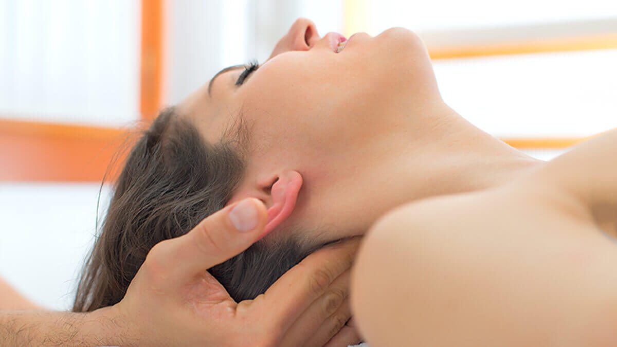 Neck massage at Warwick Massage Lacey